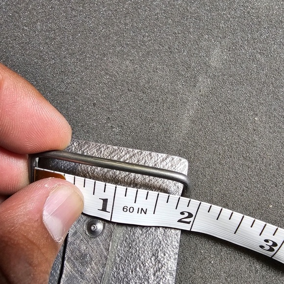 Bucyrus-Erie Pewter Rectangle Belt Buckle B-E Steam Shovel Horse and Wagon 3×2in - Picture 8 of 9